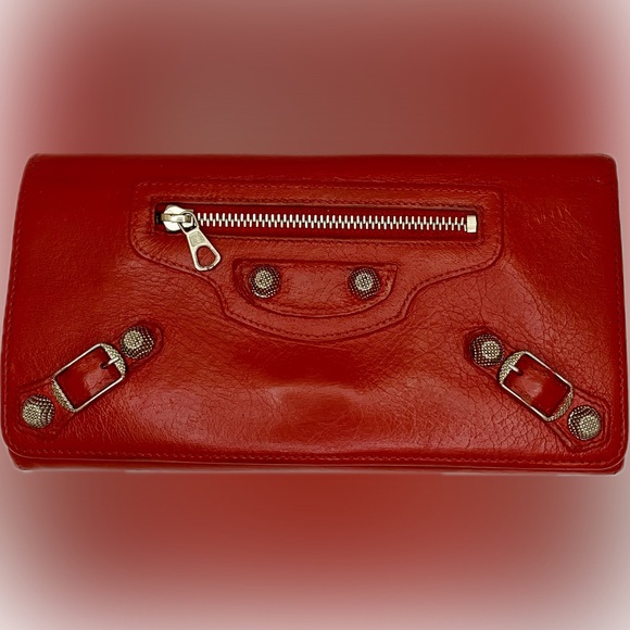 BALENCIAGA Agneau Giant 12 Silver Hardware Wallet - Picture 3 of 9